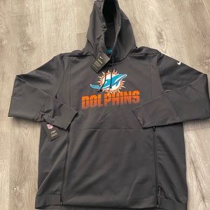 NWT Nike MIAMI DOLPHINS DRI FIT THERMA Hoodie